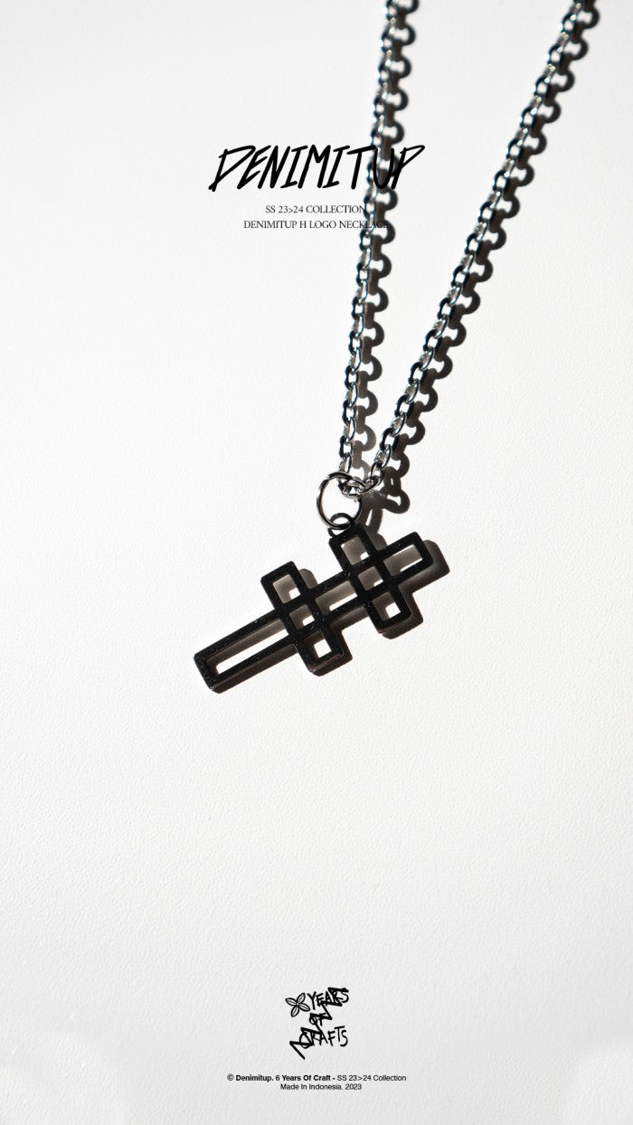 新品未開封！h LOGO NECKLACE Denimitup - H logo necklace - Necklace – DENIMITUP