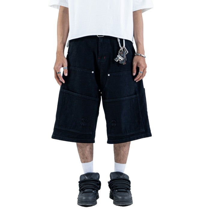 A1 Carpenter Jorts - Black - Men Short Pants – DENIMITUP