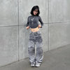 H1 Low Waist Baggy Tri Biker Ladies - Acid Grey
