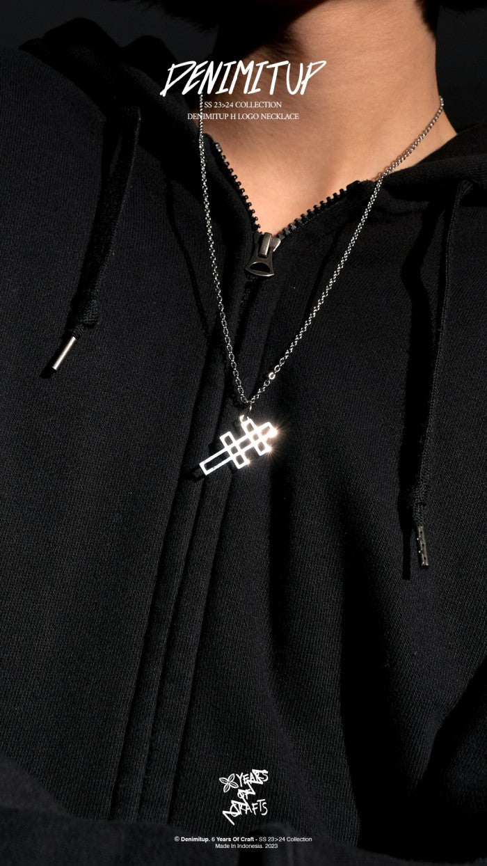 新品未開封！h LOGO NECKLACE Denimitup - H logo necklace - Necklace – DENIMITUP