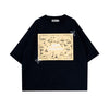 Denimitup "Nusantara" crop shirt - Black - T-Shirt