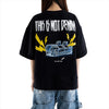 THIS IS NOT DENIMITUP tee - Electric black - T-Shirt