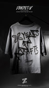 DENIMITUP years of craft crop tee grey - T-Shirt