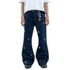 A1 cutbray - Denimitup records x Roycdc embroidered raw - Jeans Pants
