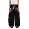 DENIMITUP × SMWGW H BLURRED 2-WAY TRACK PANTS - BLACK