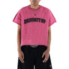 Denimitup Logo Tee - Black On Pink