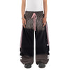 DENIMITUP × SMWGW H BLURRED 2-WAY TRACK PANTS - COSMOS BLACK