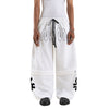 DENIMITUP × SMWGW H BLURRED 2-WAY TRACK PANTS (JORTS) - WHITE RAW