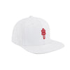 Denimitup Symbol SnapBack Hat White