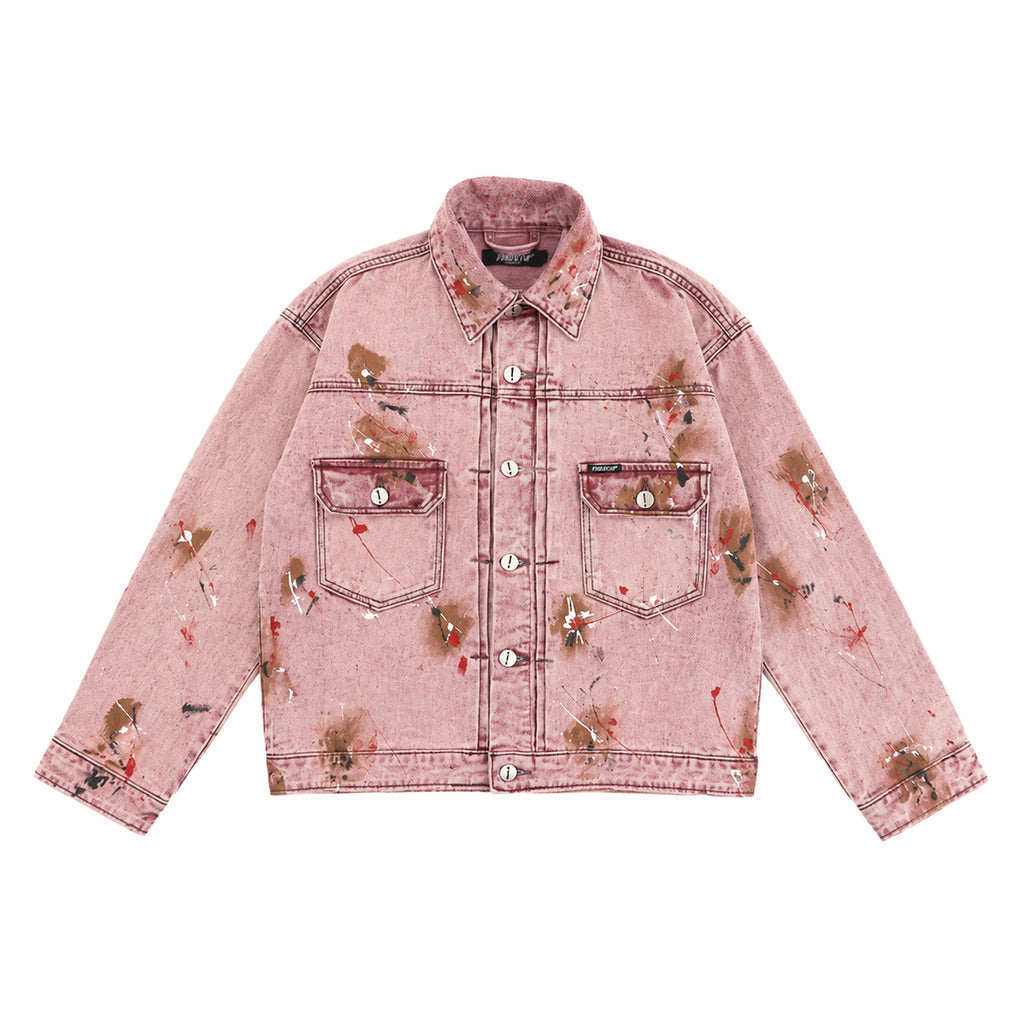 H1 Type Two Jacket - Pink Washed Splatter – DENIMITUP