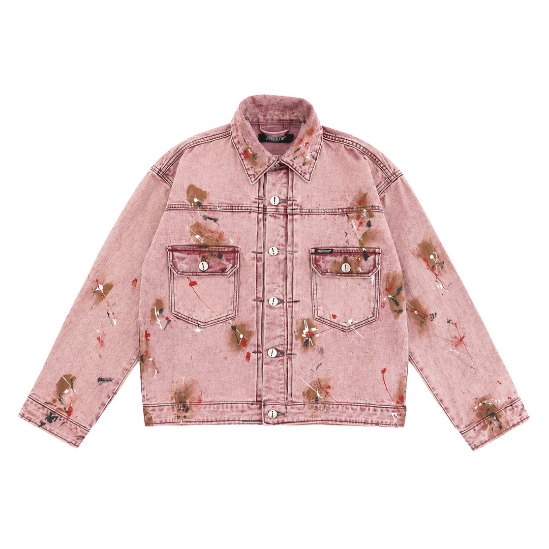 H1 Type Two Jacket - Pink Washed Splatter – DENIMITUP
