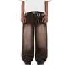 H1 Baggy H Embroidered Back Pocket - Choco Latte