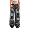 H1 Low Waist Baggy Biker Ladies - Space Grey