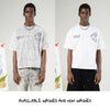 Dunia Denimitup! - Washed artsy White/White - T-Shirt