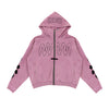 DENIMITUP × SMWGW H BLURRED CHEONGSAM - PINK WASHED - HOODIE
