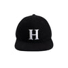 DENIMITUP SNAPBACK H Logo Hat Black