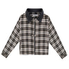 Flannel Clasp Zip Jacket - Acid Monochrome - Jacket