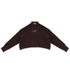 H Long Shirt Turtle Neck - Shadow Brown - Knitwear