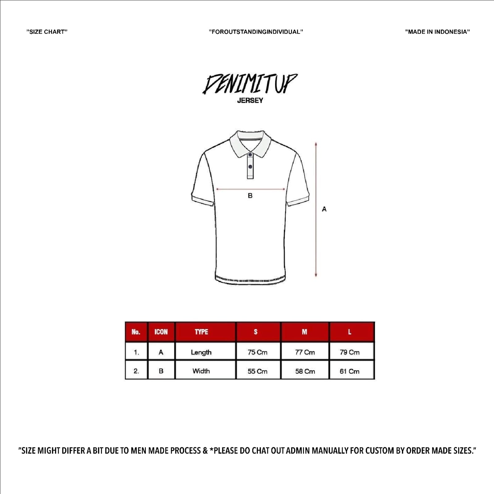 Size guide for JESUS Jersey White Dove - Jersey